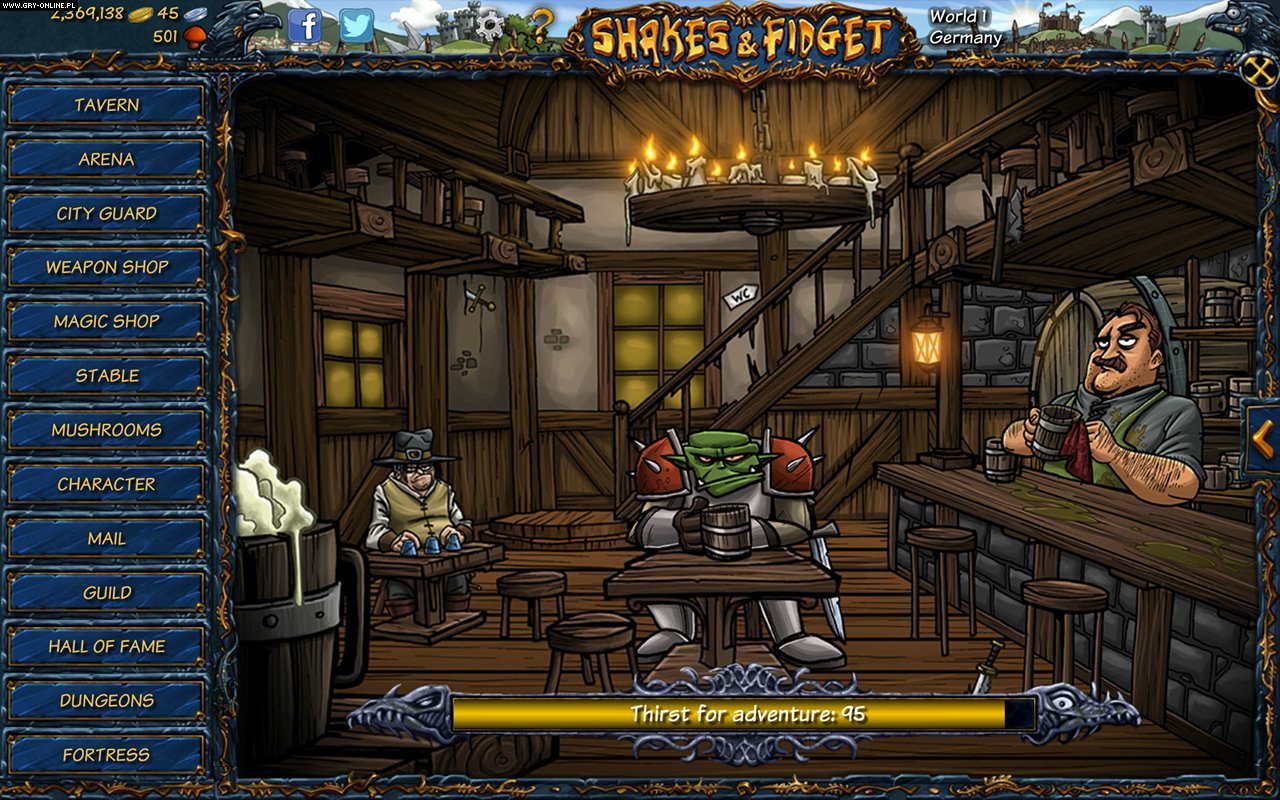 Shakes & Fidget: Taverne